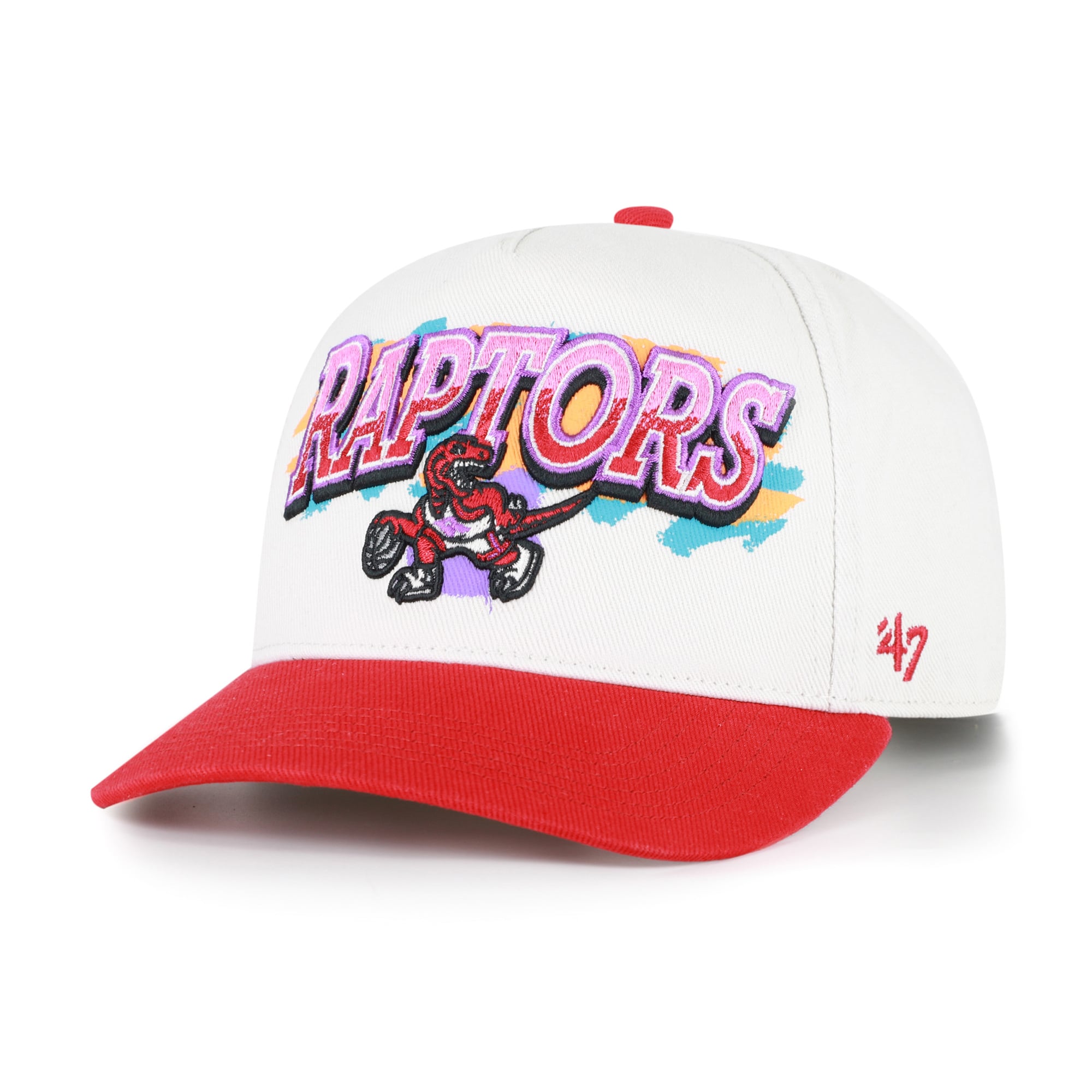 Casquette ajustable '47 crème Toronto Raptors City Paint Hitch pour homme