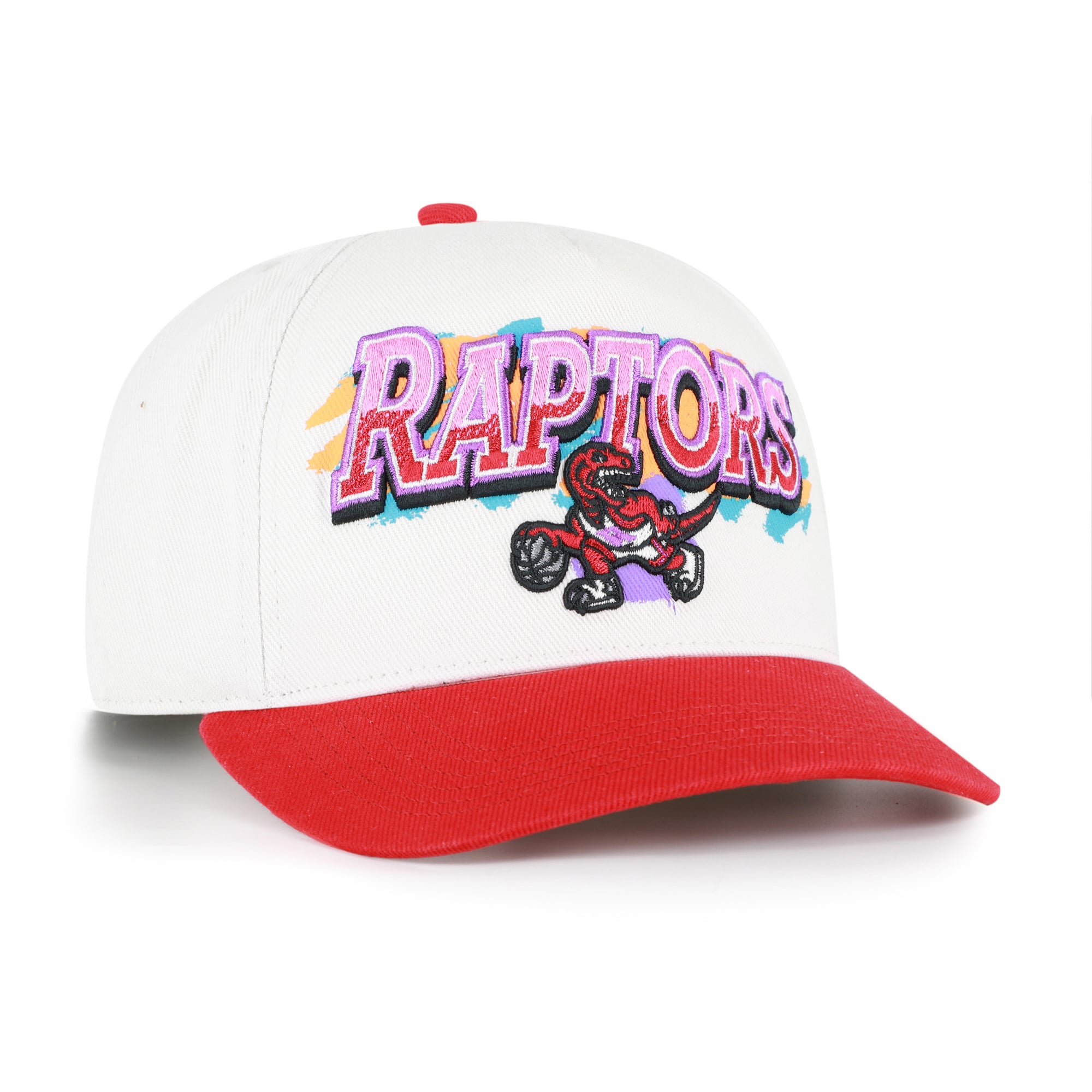 Casquette ajustable '47 crème Toronto Raptors City Paint Hitch pour homme