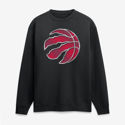 Toronto Raptors  Metallic Mascot Sweatshirt - Black