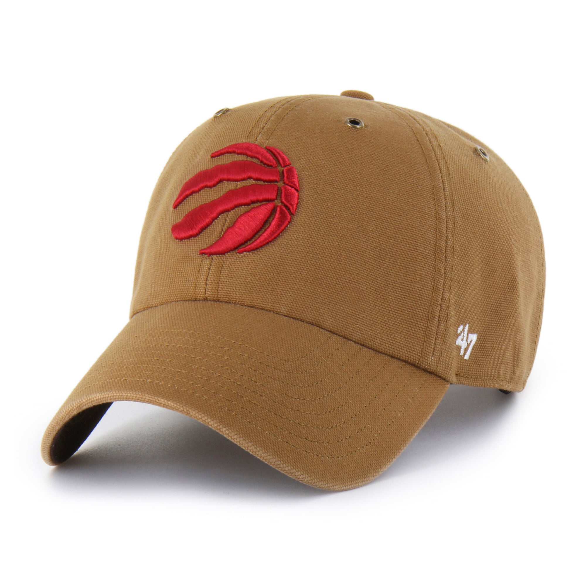 Men's Carhartt x '47 Brown Toronto Raptors Clean Up Adjustable Hat