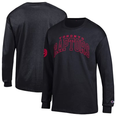 Toronto Raptors Champion Jersey Long Sleeve T-Shirt - Black