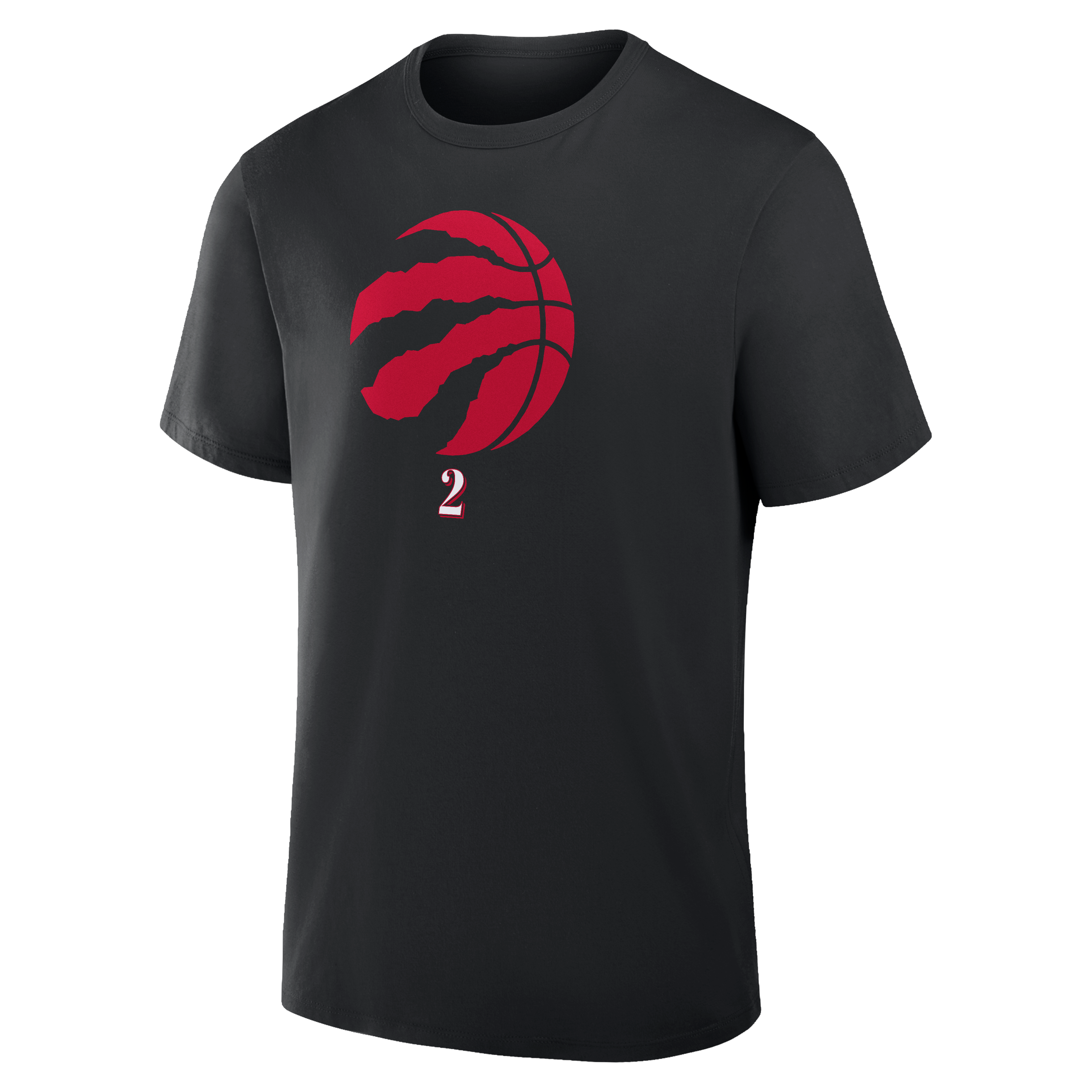 T-shirt noir pour homme Kawhi Leonard, Raptors de Toronto, avec nom et numéro « the Paint »