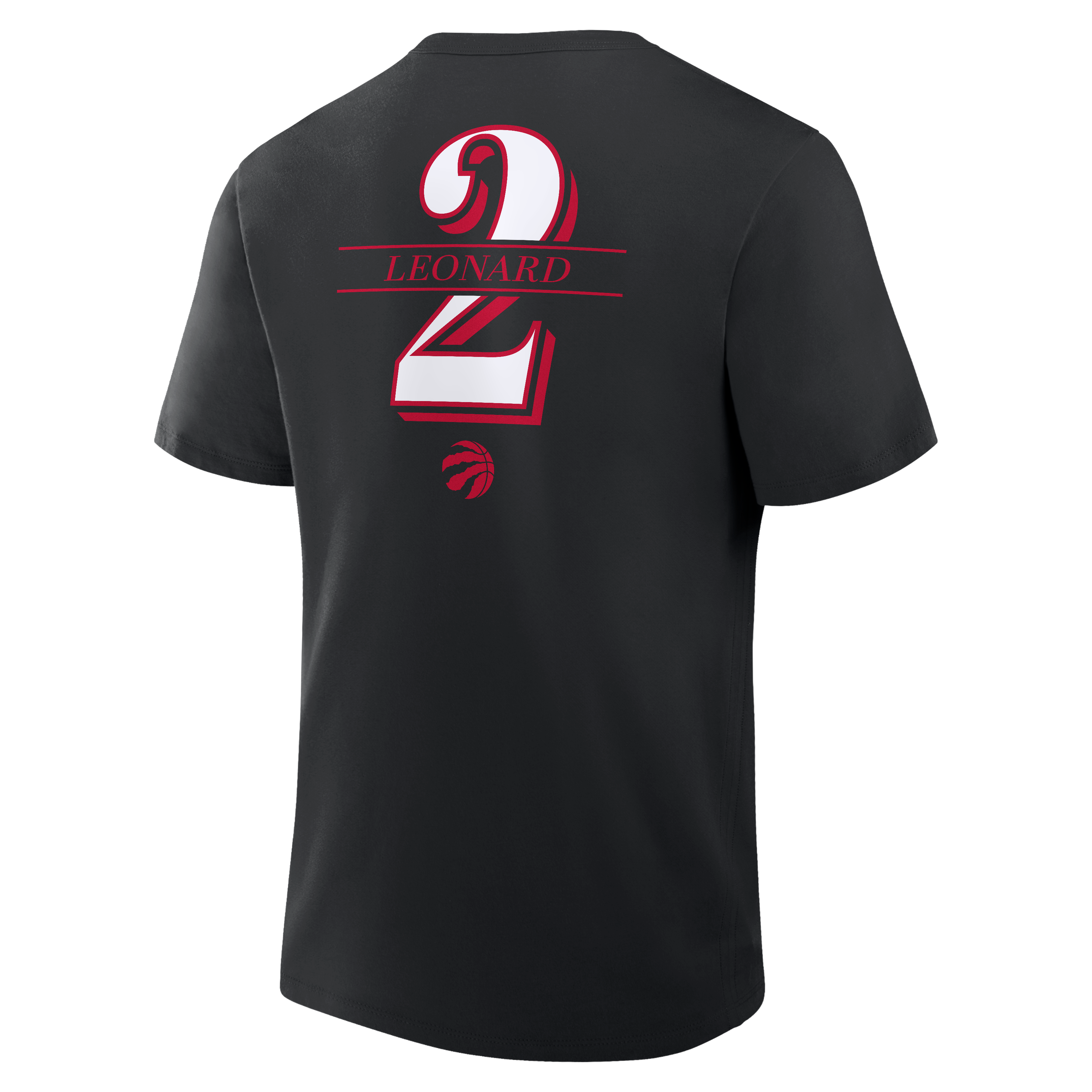 T-shirt noir pour homme Kawhi Leonard, Raptors de Toronto, avec nom et numéro « the Paint »
