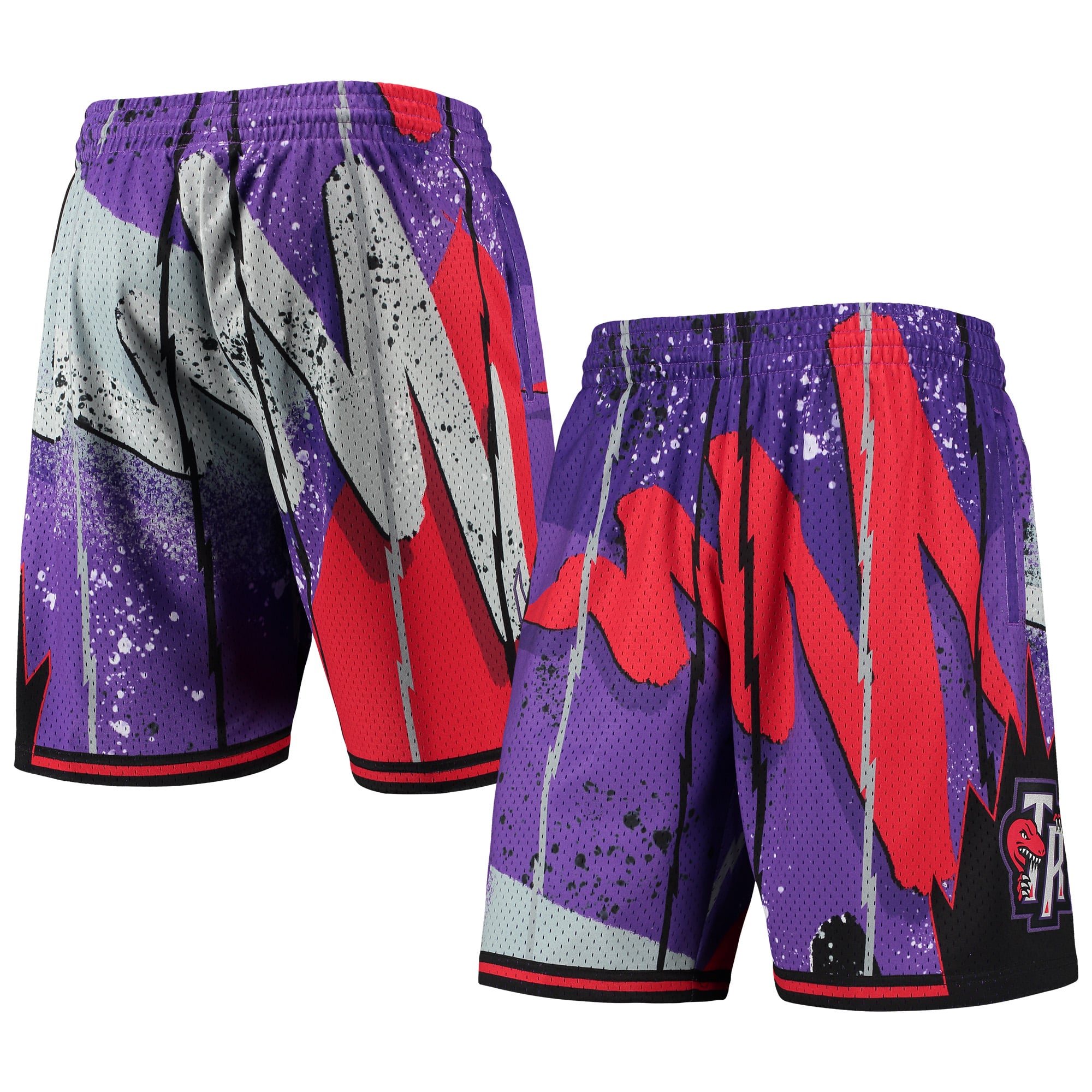 Pro Standard Toronto Raptors Shorts Roses Men's Mitchell & Ness Purple Toronto Raptors Hardwood Classics 1998 ...