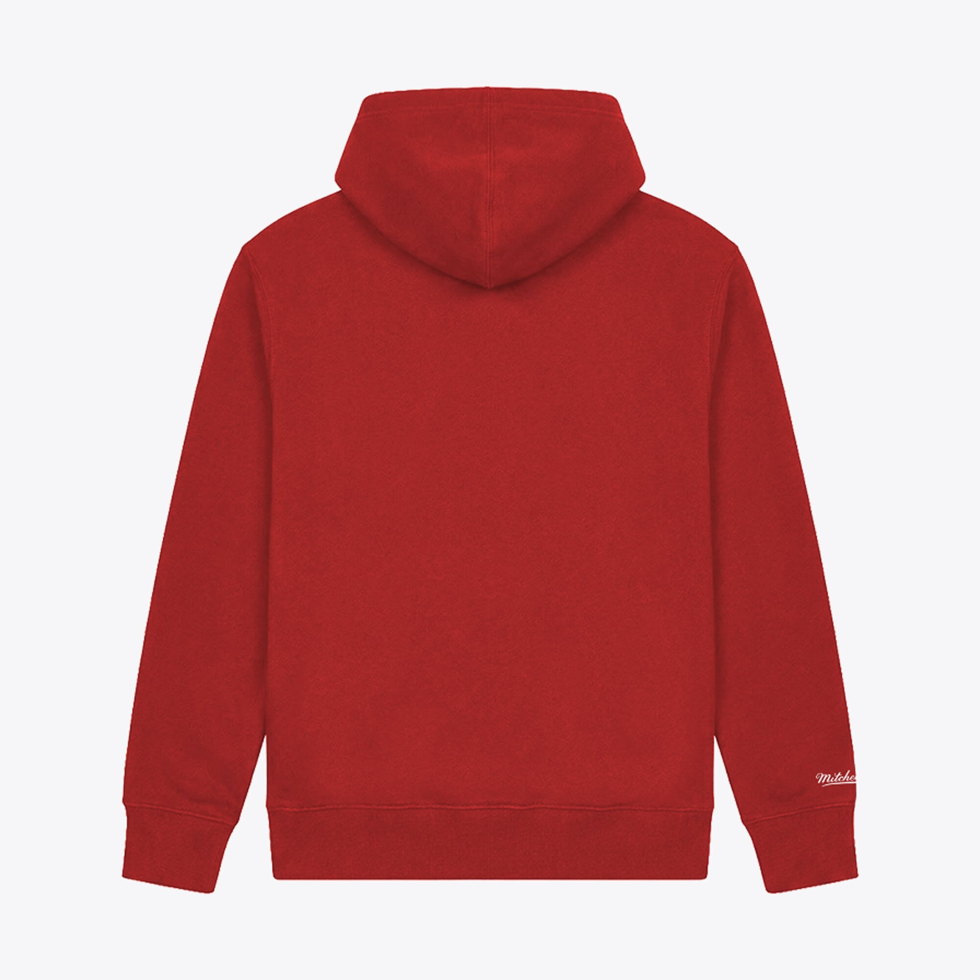 Sweat à capuche en polaire rouge Mitchell & Ness pour homme, modèle Toronto Raptors.