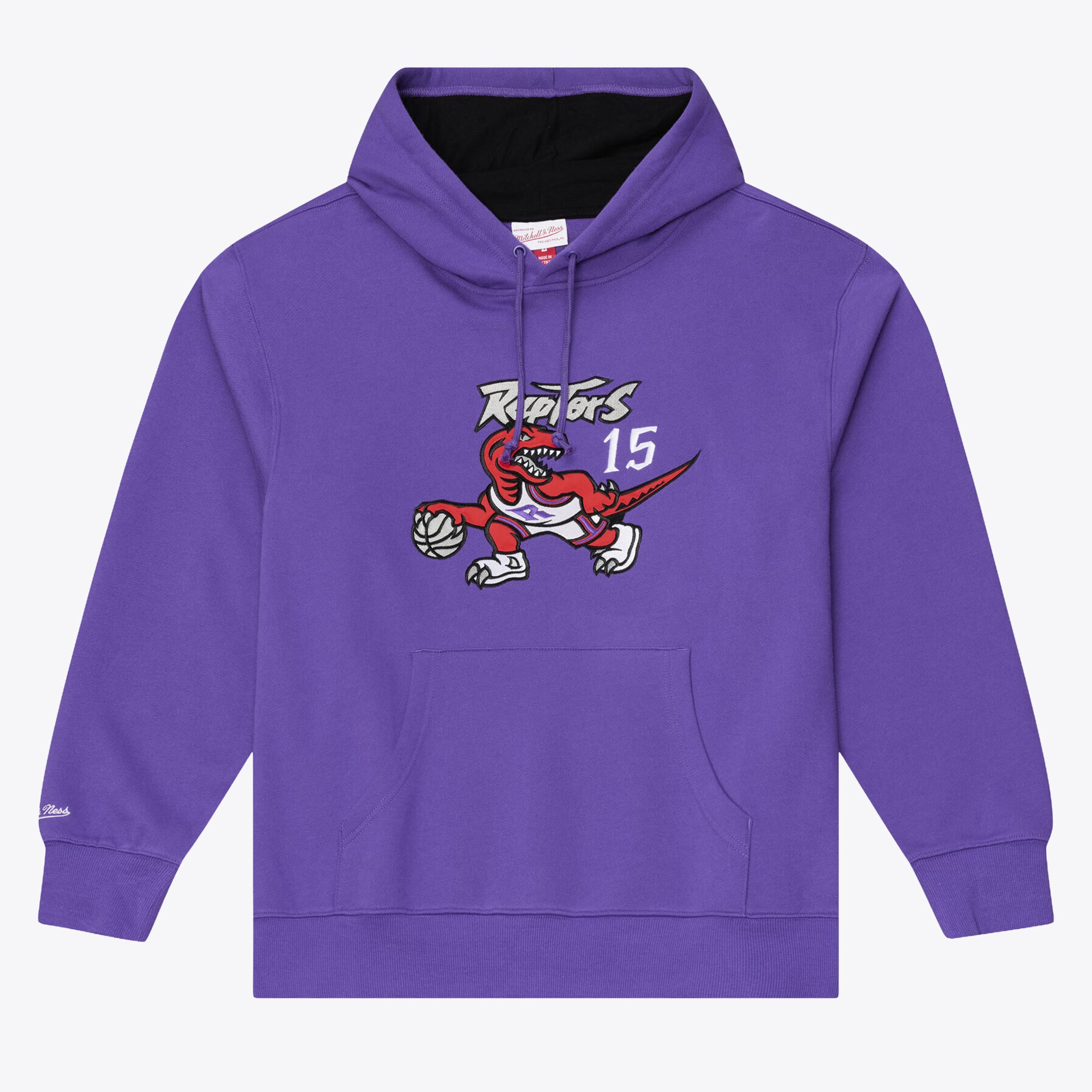 Men's Mitchell & Ness Vince Carter Purple Toronto Raptors Player Fleece Hoodie