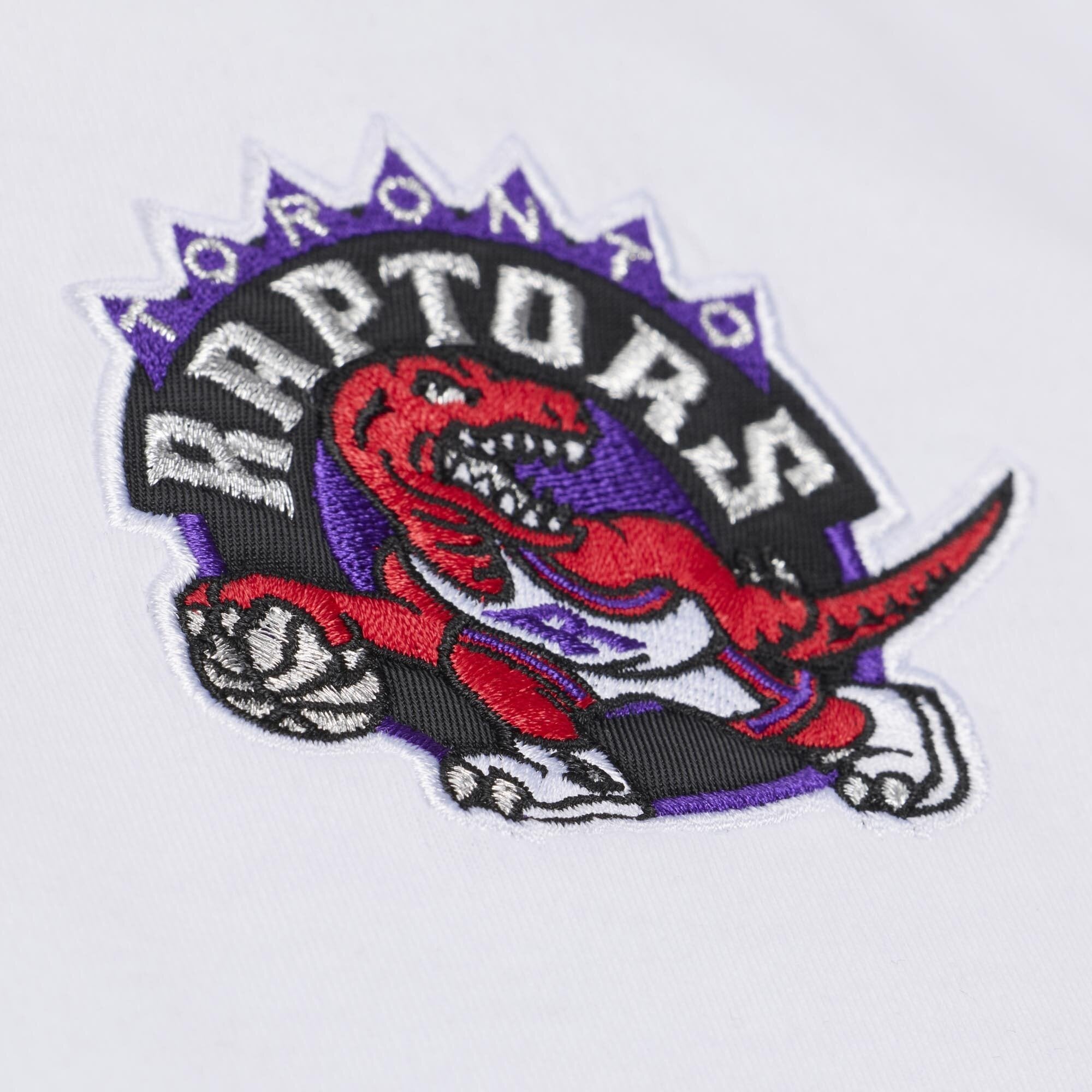 T-shirt Mitchell & Ness Vince Carter blanc Toronto Raptors Hardwood Classics pour homme, imprimé par sublimation