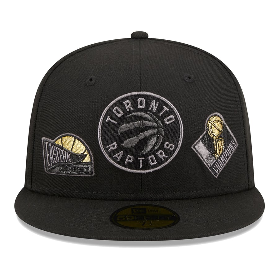 Gen 1 Raptor Hat Raptors Black Logo OVO X NBA Raptors New Era 59Fifty Fitted Hat