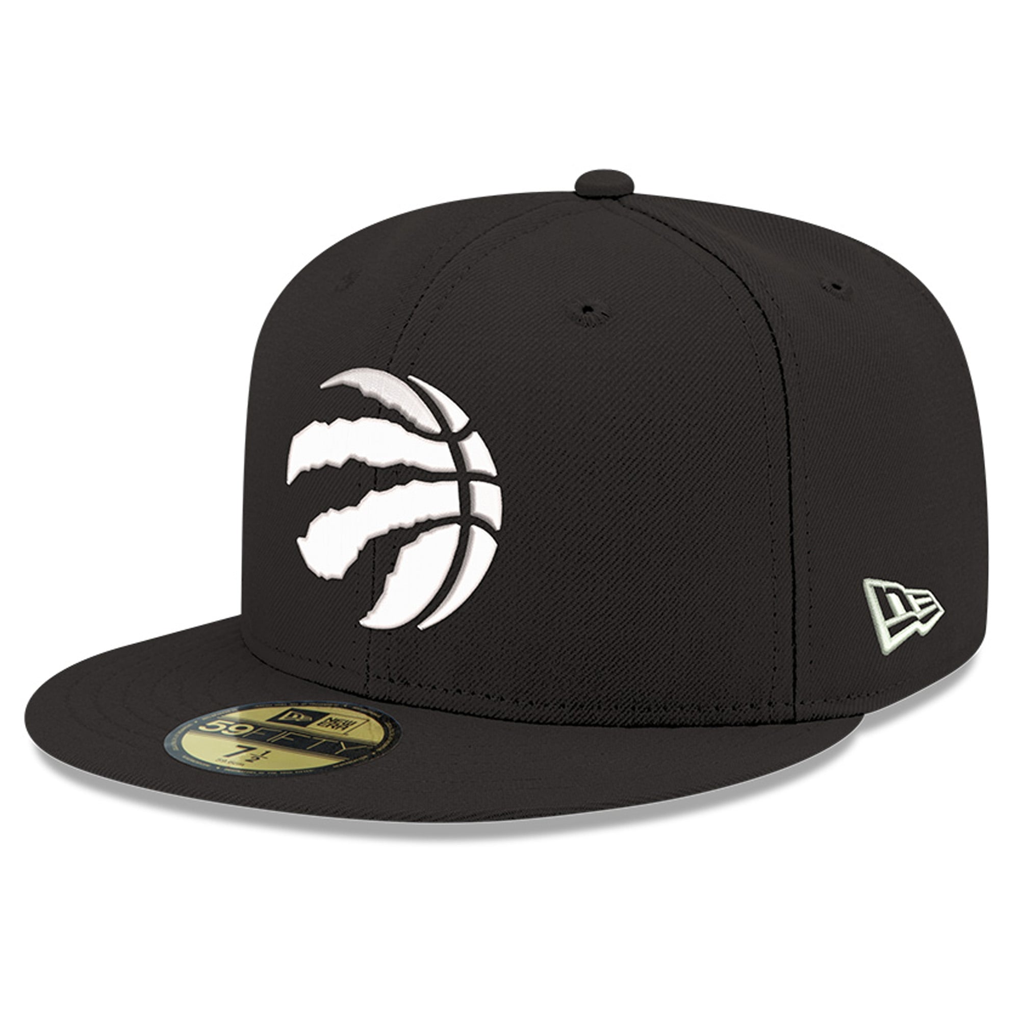 Men's Toronto Raptors New Era Black 59FIFTY Fitted Hat