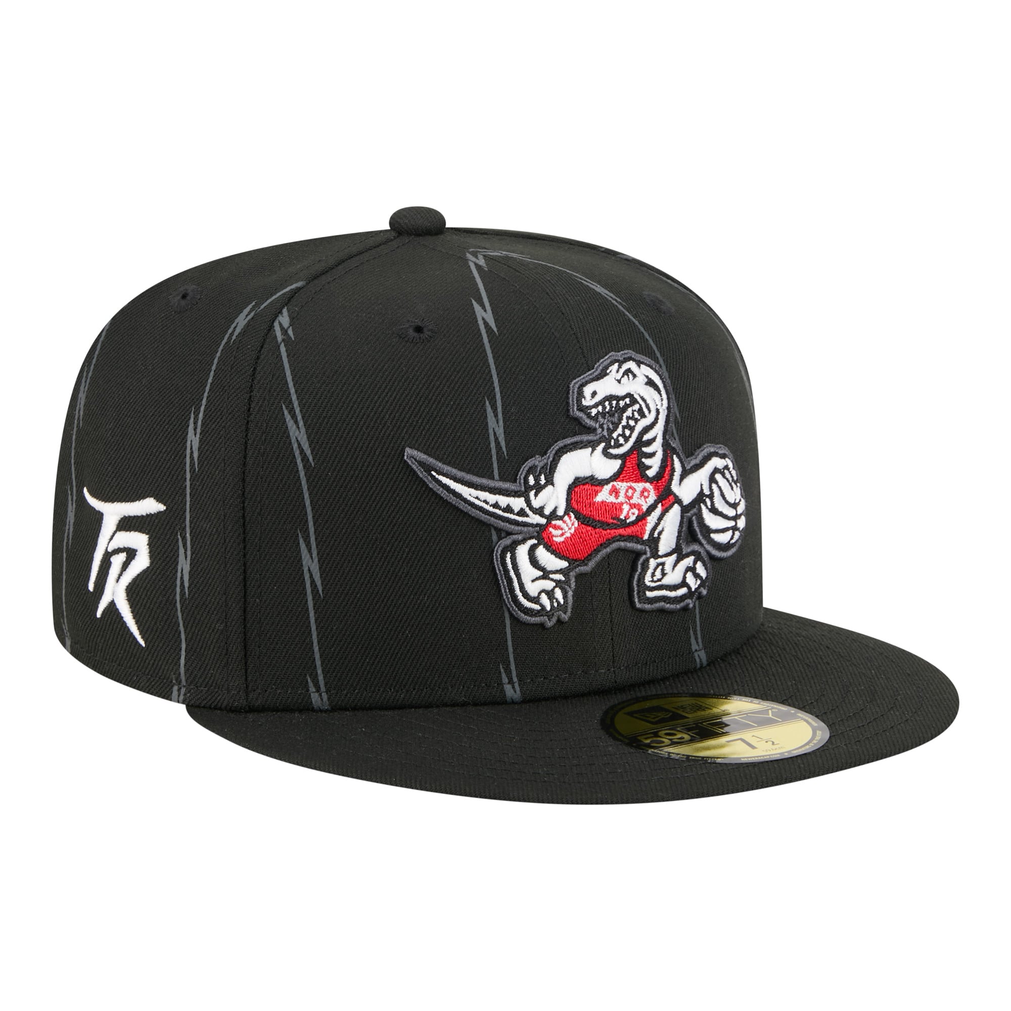 Men's New Era Black Toronto Raptors City Edition 59FIFTY Fitted Hat