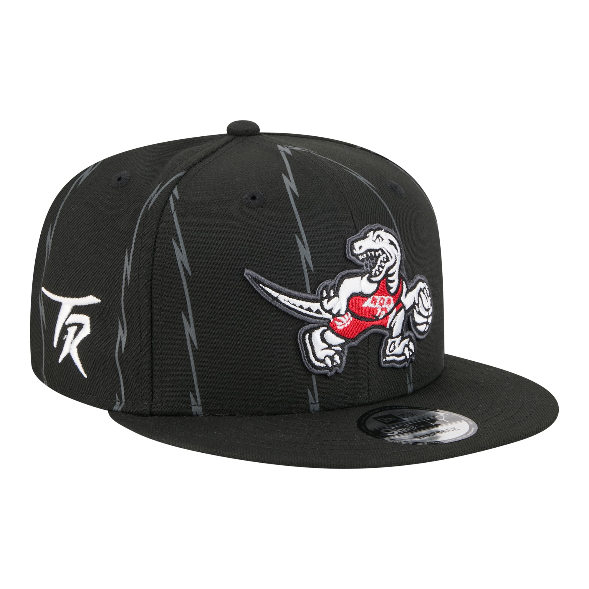 Men's New Era Black Toronto Raptors City Edition 9FIFTY Snapback Hat