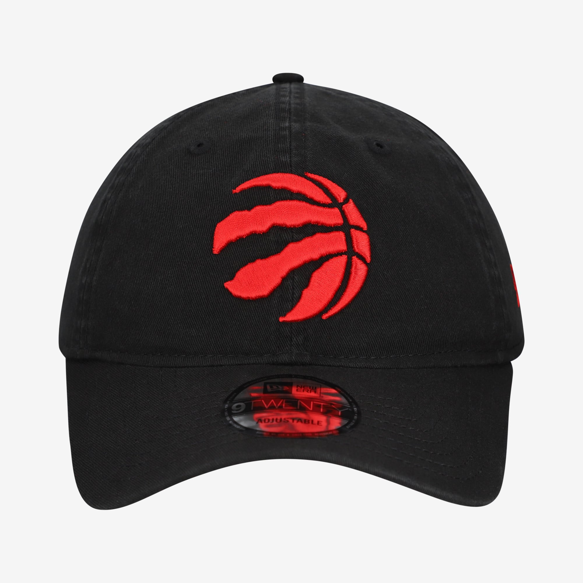 Casquette ajustable New Era noire pour homme, équipe des Raptors de Toronto, modèle 9TWENTY