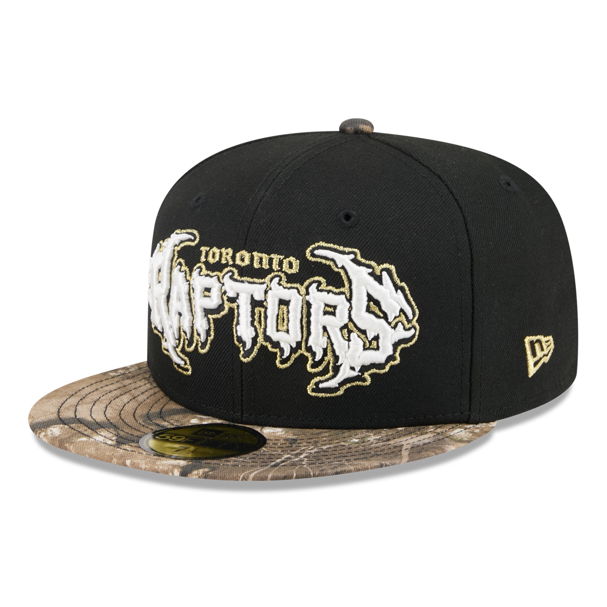 Men's New Era  Black Toronto Raptors Thrilla 59FIFTY Fitted Hat