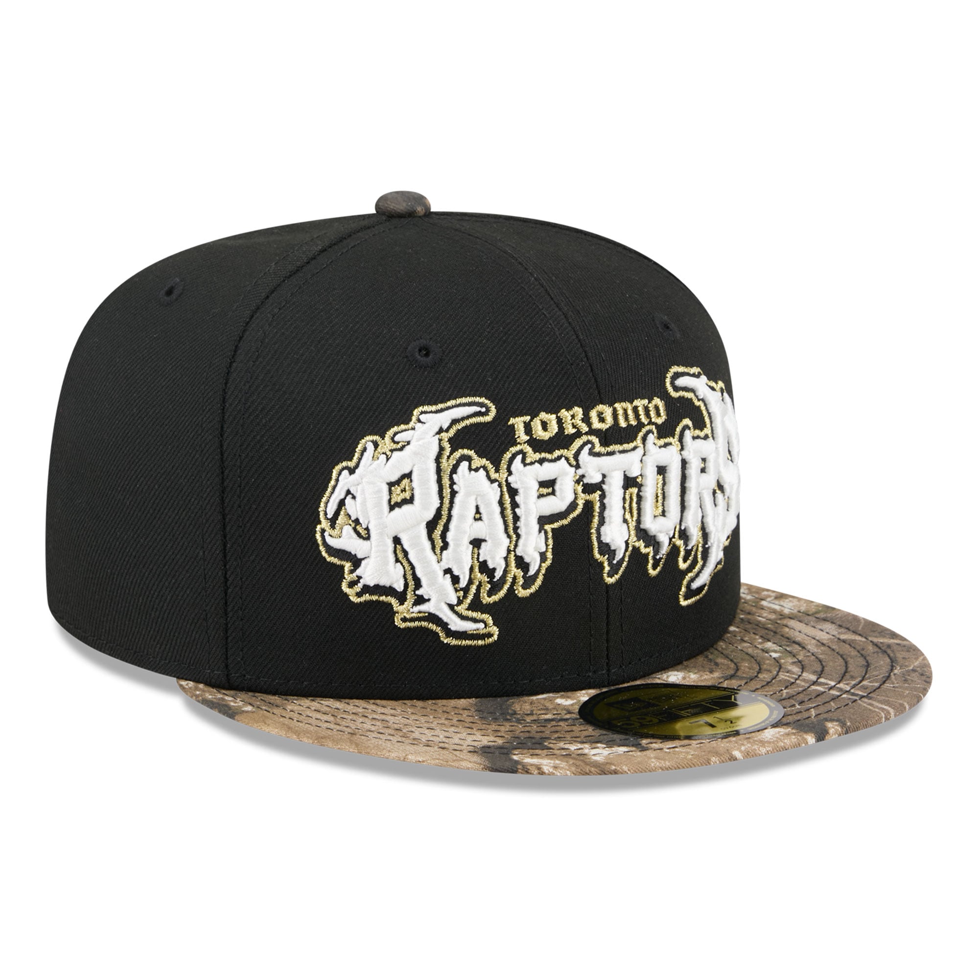 Men's New Era  Black Toronto Raptors Thrilla 59FIFTY Fitted Hat