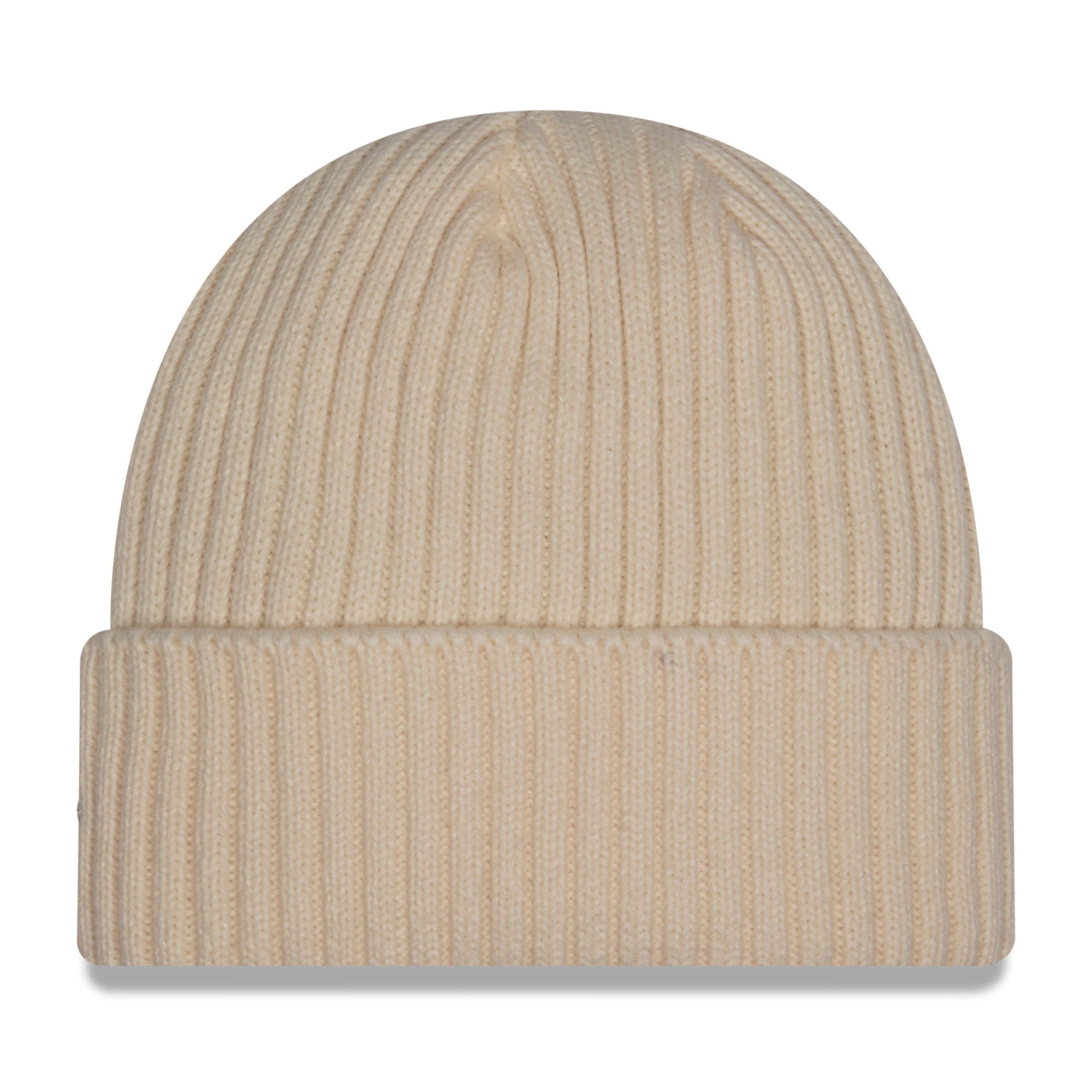Bonnet à revers New Era crème pour homme, collection Toronto Raptors.