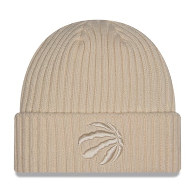 Toronto Raptors New Era Color Pack Cuffed Knit Hat - Cream