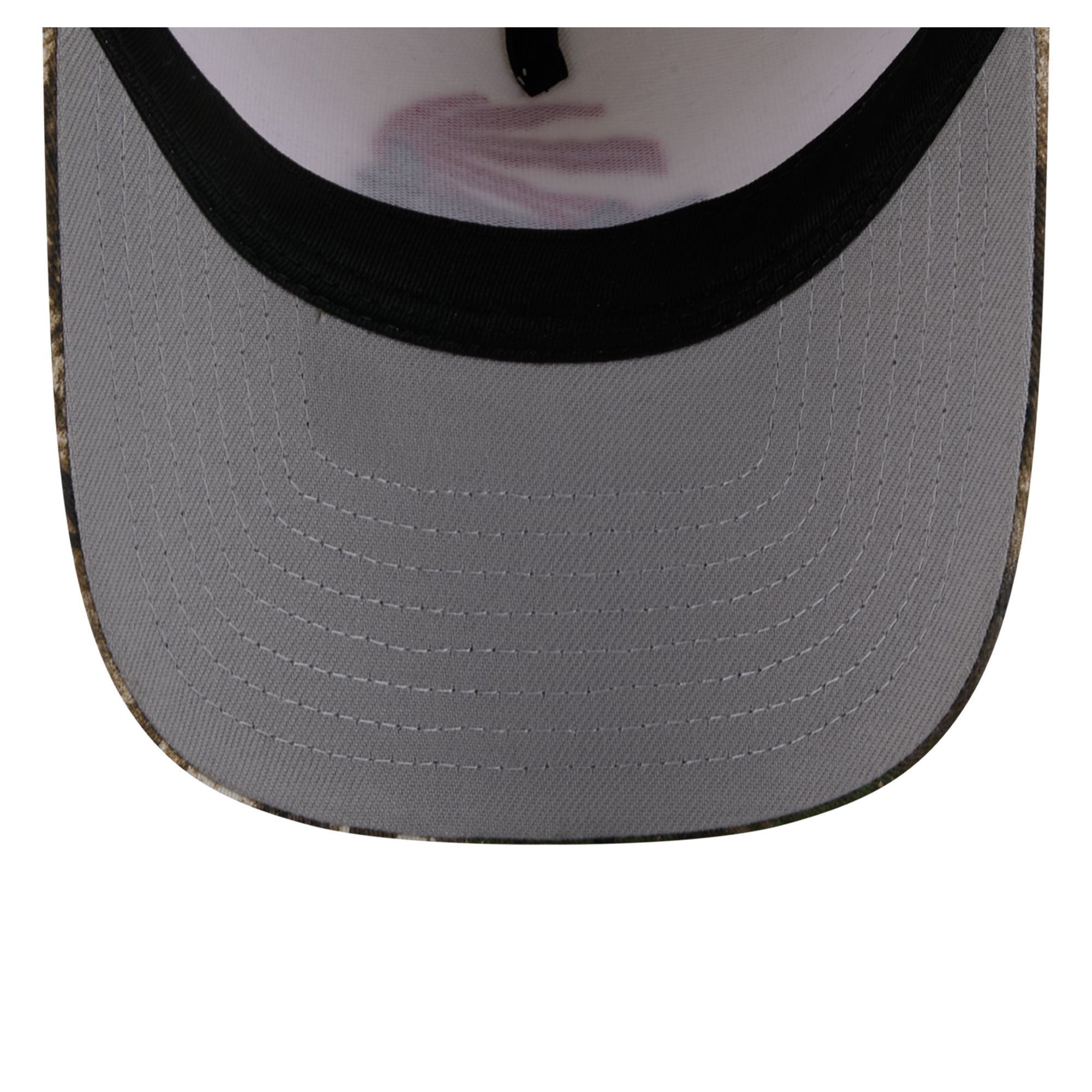 Casquette ajustable New Era 9FORTY A-Frame crème/camouflage Toronto Raptors Rose Banner pour homme