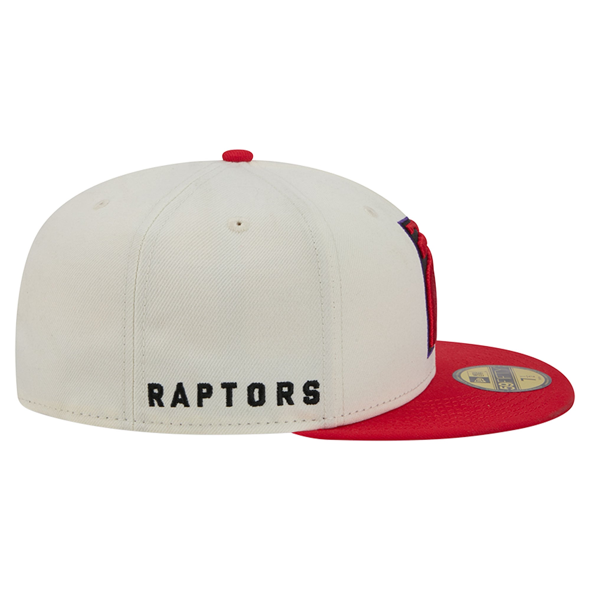 Casquette ajustée New Era Deceptor 59FIFTY crème/rouge pour homme