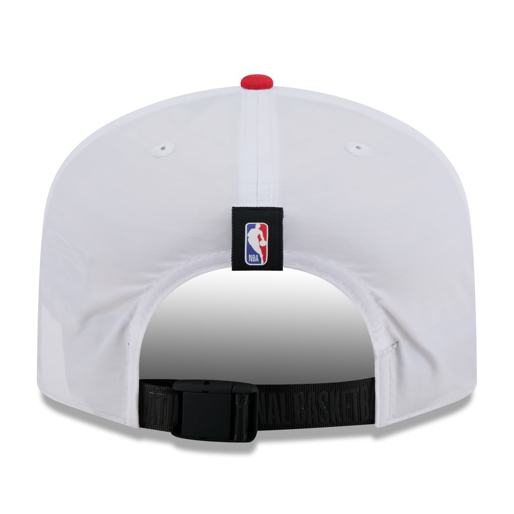 Toronto Raptors New Era 2025 NBA Draft On-Stage Nylon 19TWENTY Adjustable Hat - White/Red