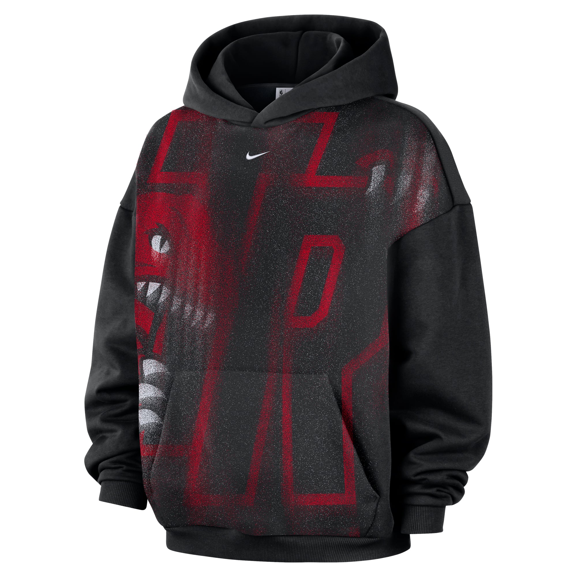 Sweat à capuche Nike noir Toronto Raptors 2026 Standard Issue Practice Icon Fleece pour homme