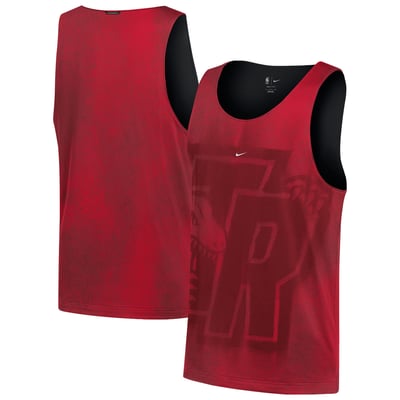 Toronto Raptors Nike 2026 Standard Issue Practice Icon Mesh Reversible Jersey - Red/Black