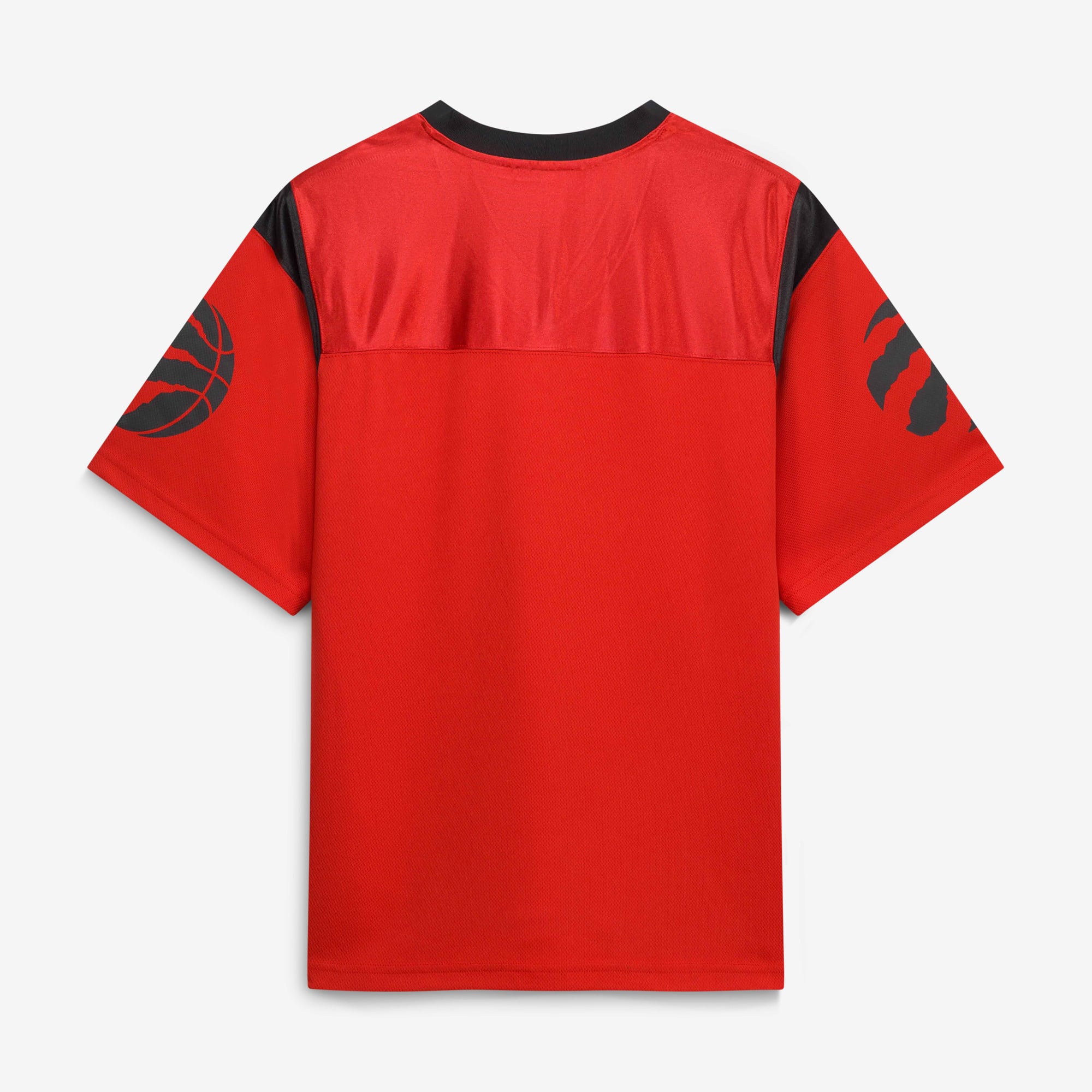 T-shirt à col en V Starter rouge pour homme, motif jours de match des Raptors Toronto