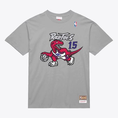 Toronto Raptors Mitchell & Ness Name & Number T-Shirt Vince Carter