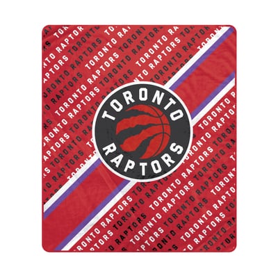 Toronto Raptors Pegasus 60" x 70" Diagonal Lined Wordmark Ultra Soft Blanket