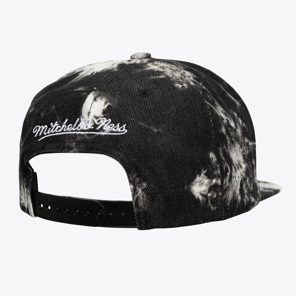 Toronto Raptors Black Hardwood Classics Drop Acid Snapback Hat
