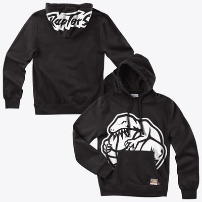 Toronto Raptors Mitchell & Ness Big Face 3.0 Hoodie - Black - Mens