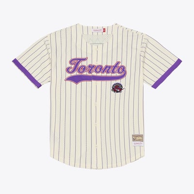 Toronto Raptors Mitchell & Ness Legendary Baseball Shirt - Mens