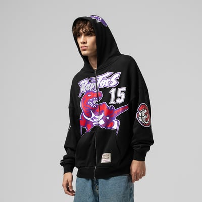 Toronto Raptors Mitchell & Ness Vince Carter Maxxed Out Hoodie - Black - Mens