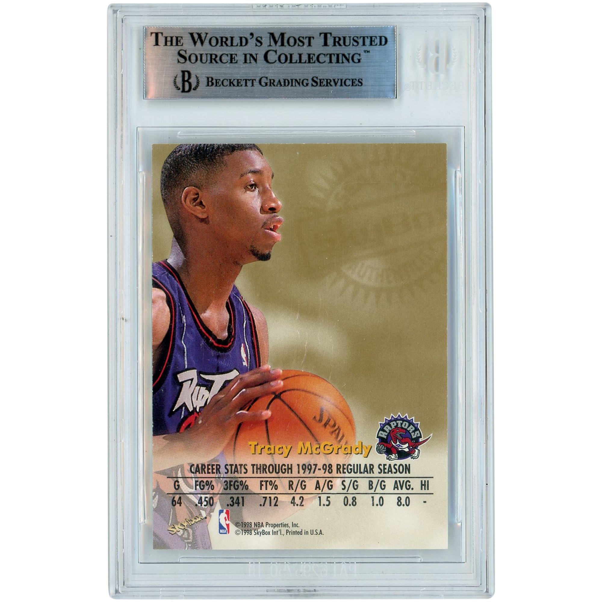 Tracy McGrady Autographics Skybox SkyBox Premium Auto 2003-04 AC 