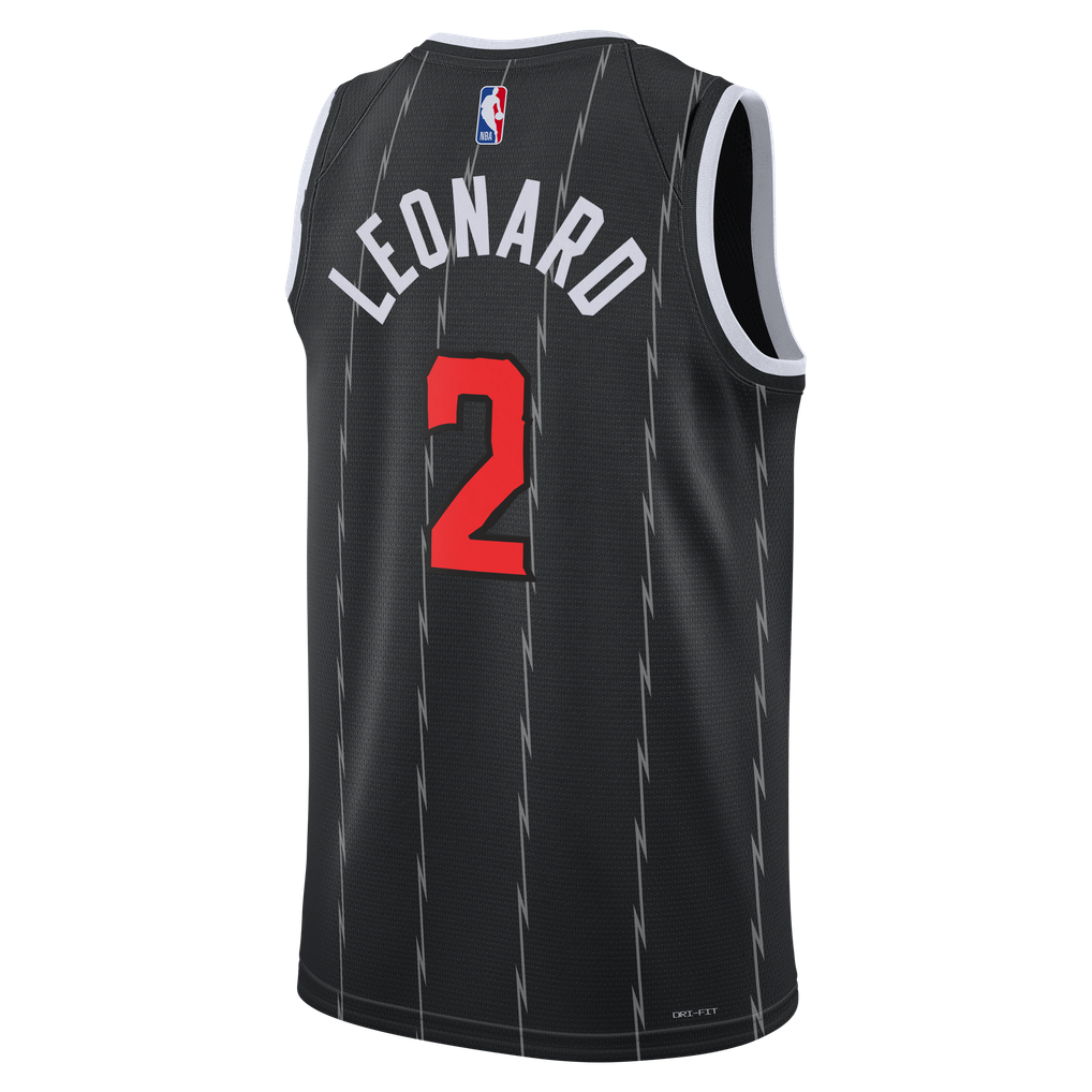 Unisex Nike Kawhi Leonard Black Toronto Raptors Swingman Jersey - City ...