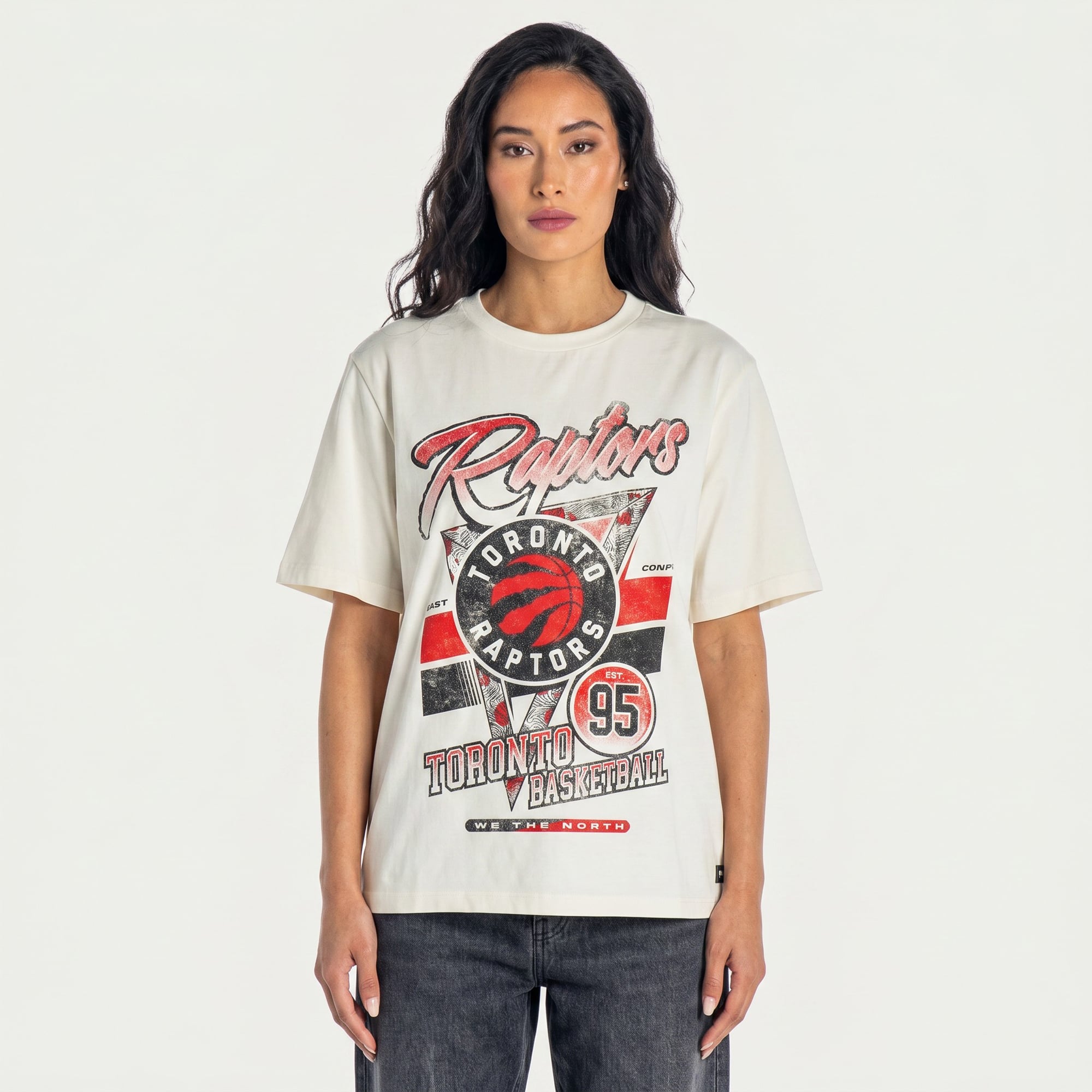 Unisex The Wild Collective  White Toronto Raptors We North Band T-Shirt