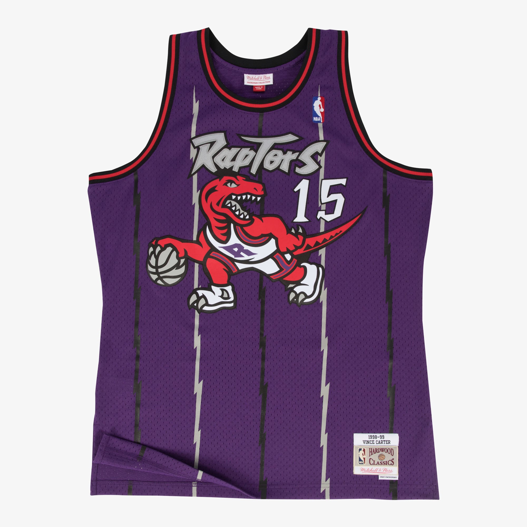 Vince Carter Toronto Raptors 1998-99 Mitchell & Ness Purple Swingman ...