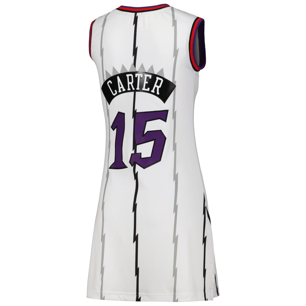 Women's Mitchell & Ness Vince Carter White Toronto Raptors 1998 Hardwood Classics Name & Number Player
