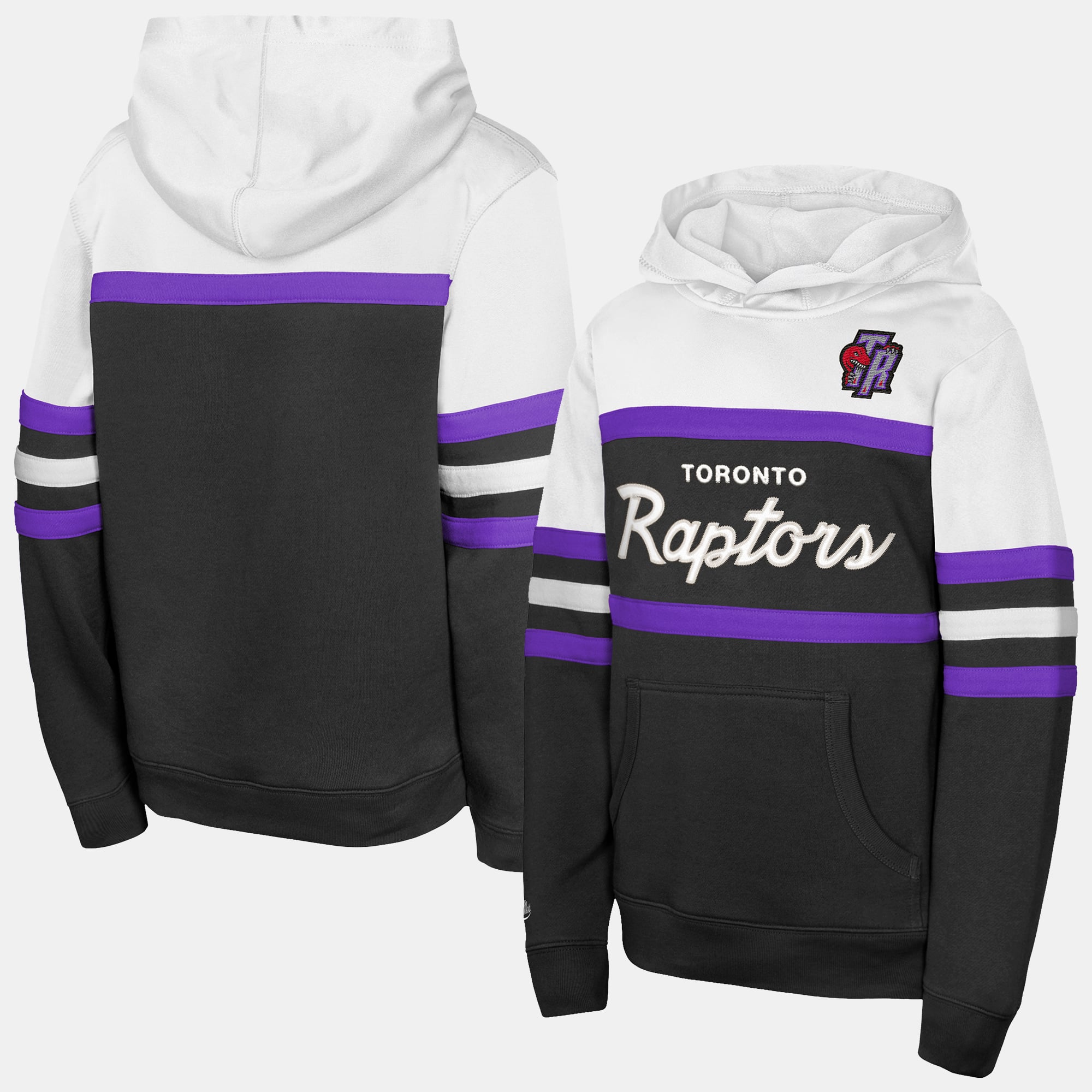 Youth Mitchell & Ness Black Toronto Raptors Head Coach Hoodie
