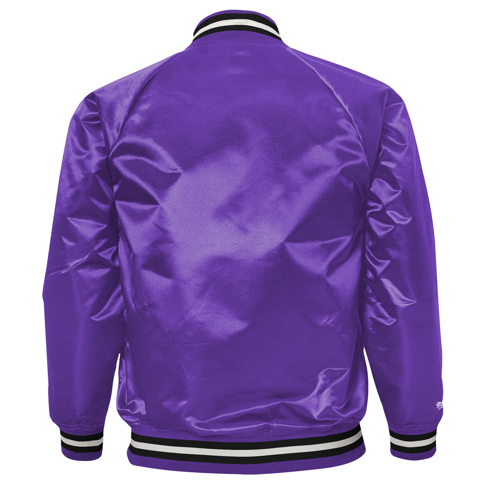 Youth Mitchell & Ness Purple Toronto Raptors Lightweight Satin Raglan Full-Snap Jacket