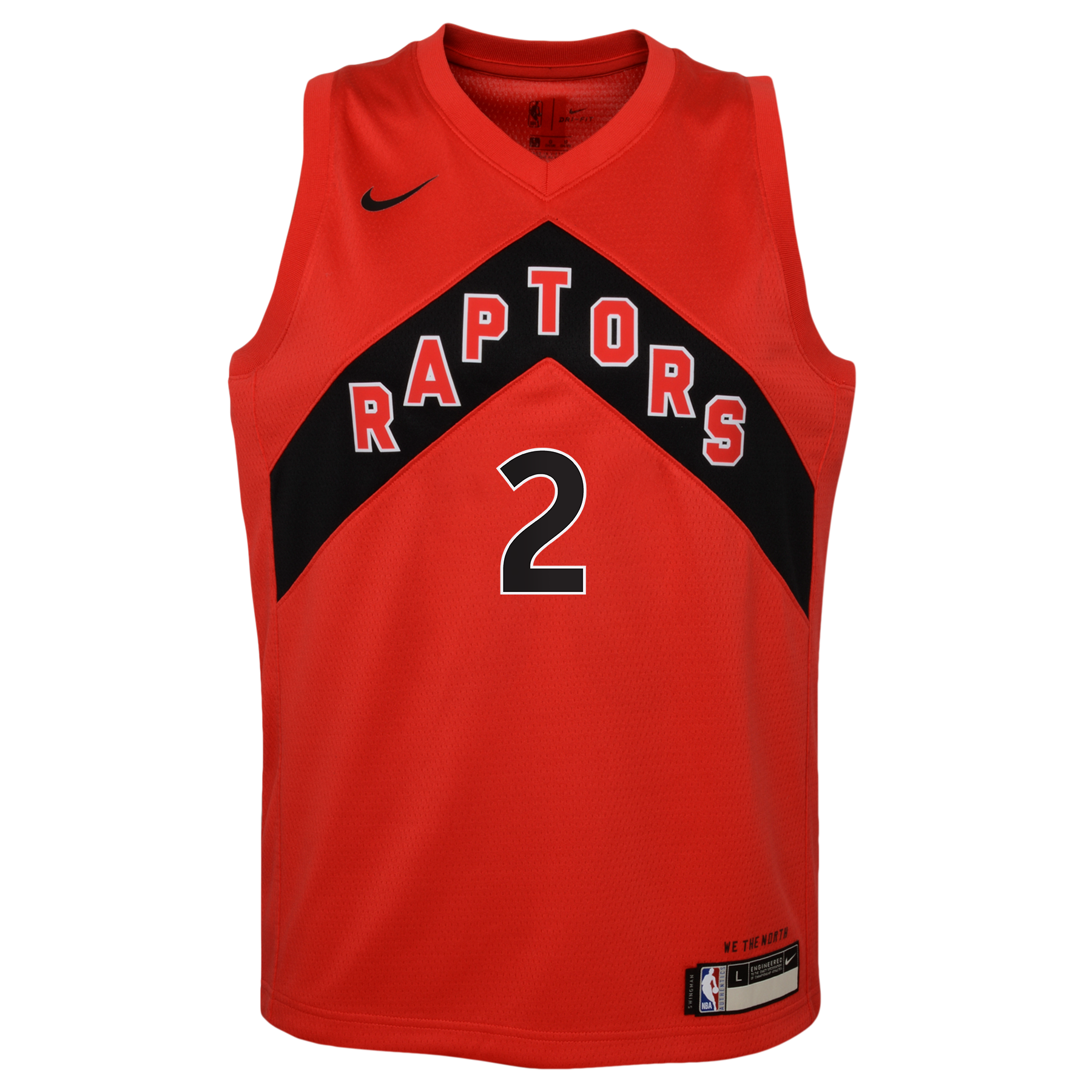 Maillot Swingman Nike Kawhi Leonard rouge des Raptors de Toronto pour enfant - Édition Icon