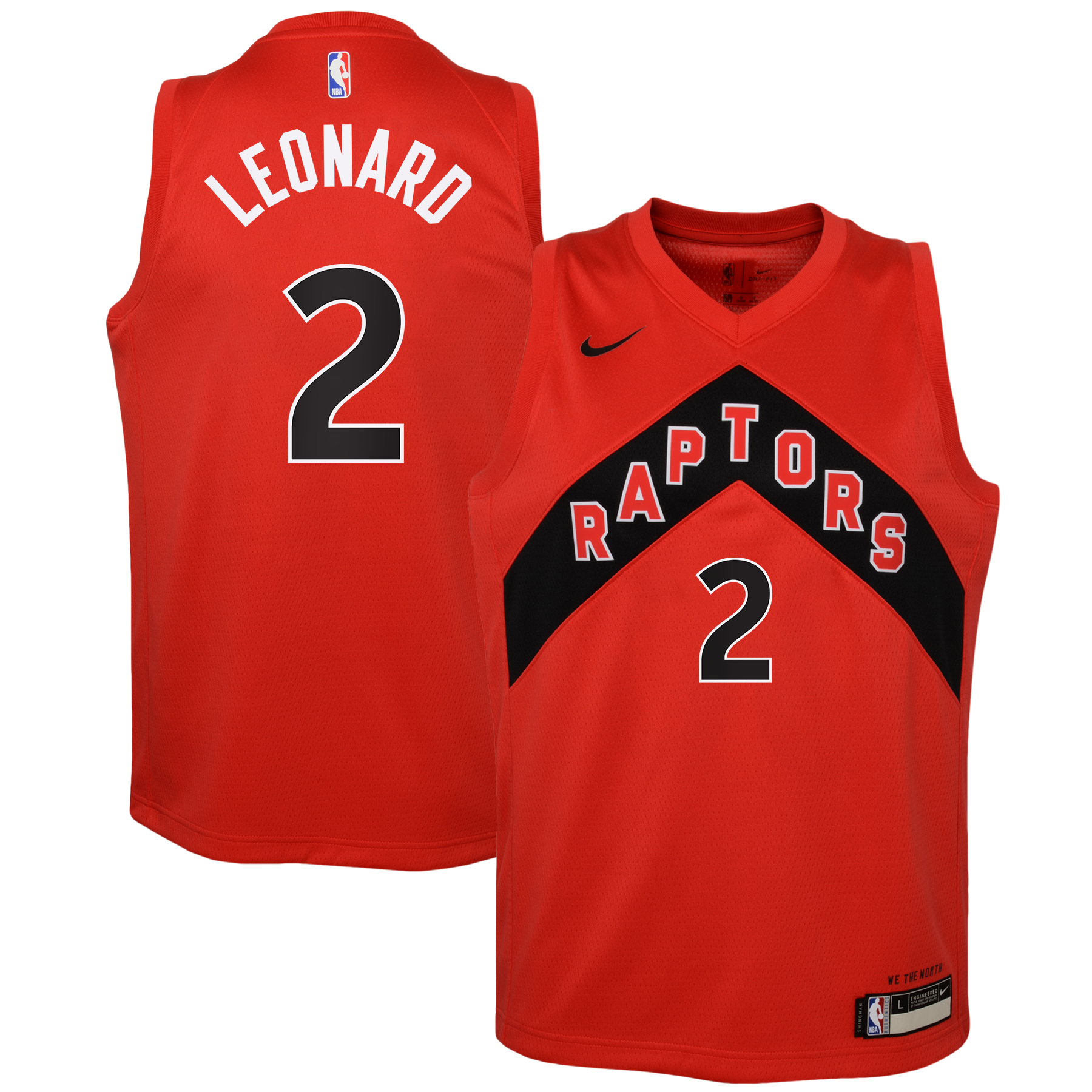 Maillot Swingman Nike Kawhi Leonard rouge des Raptors de Toronto pour enfant - Édition Icon