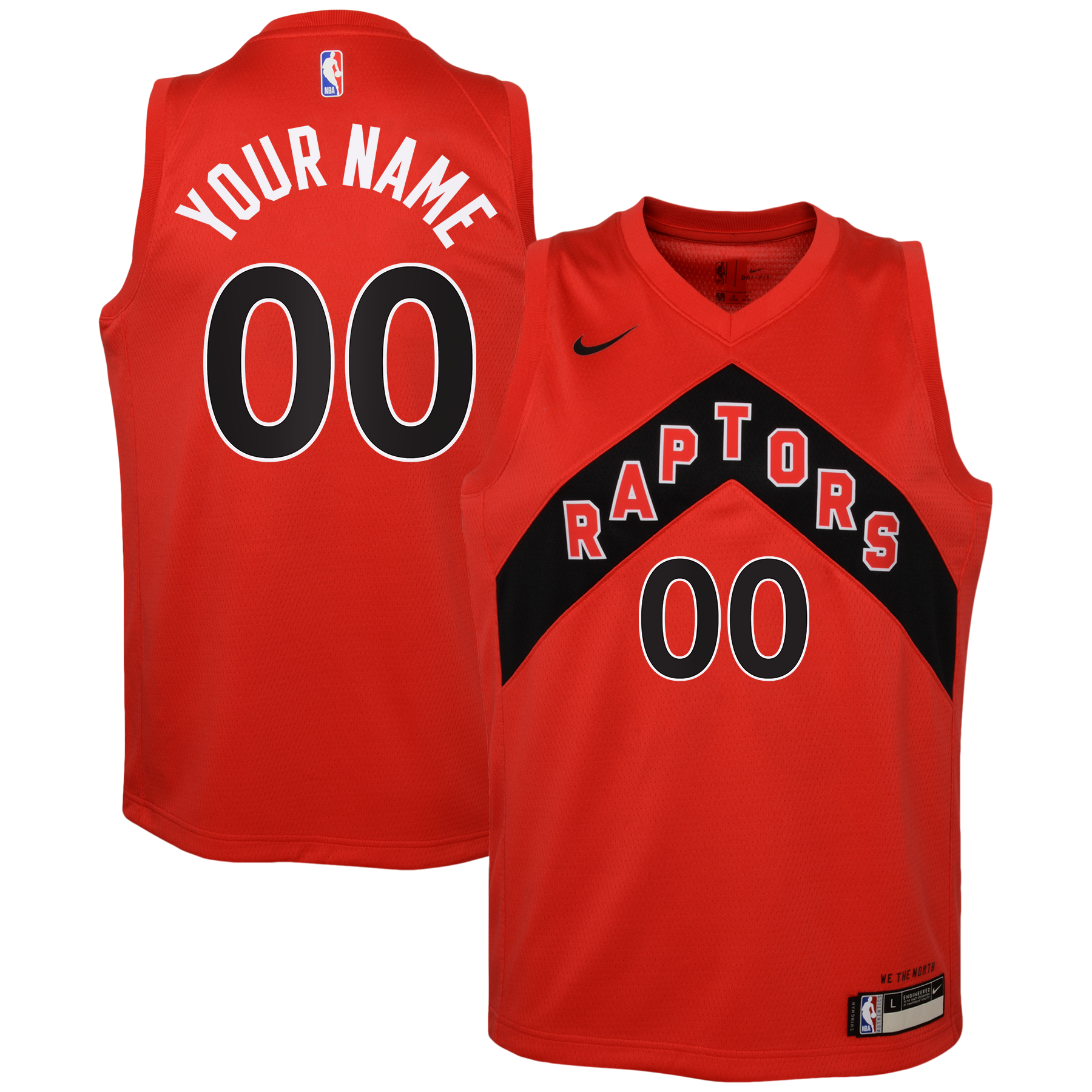 Maillot personnalisé Nike Swingman rouge des Raptors de Toronto pour jeunes - Édition Icon