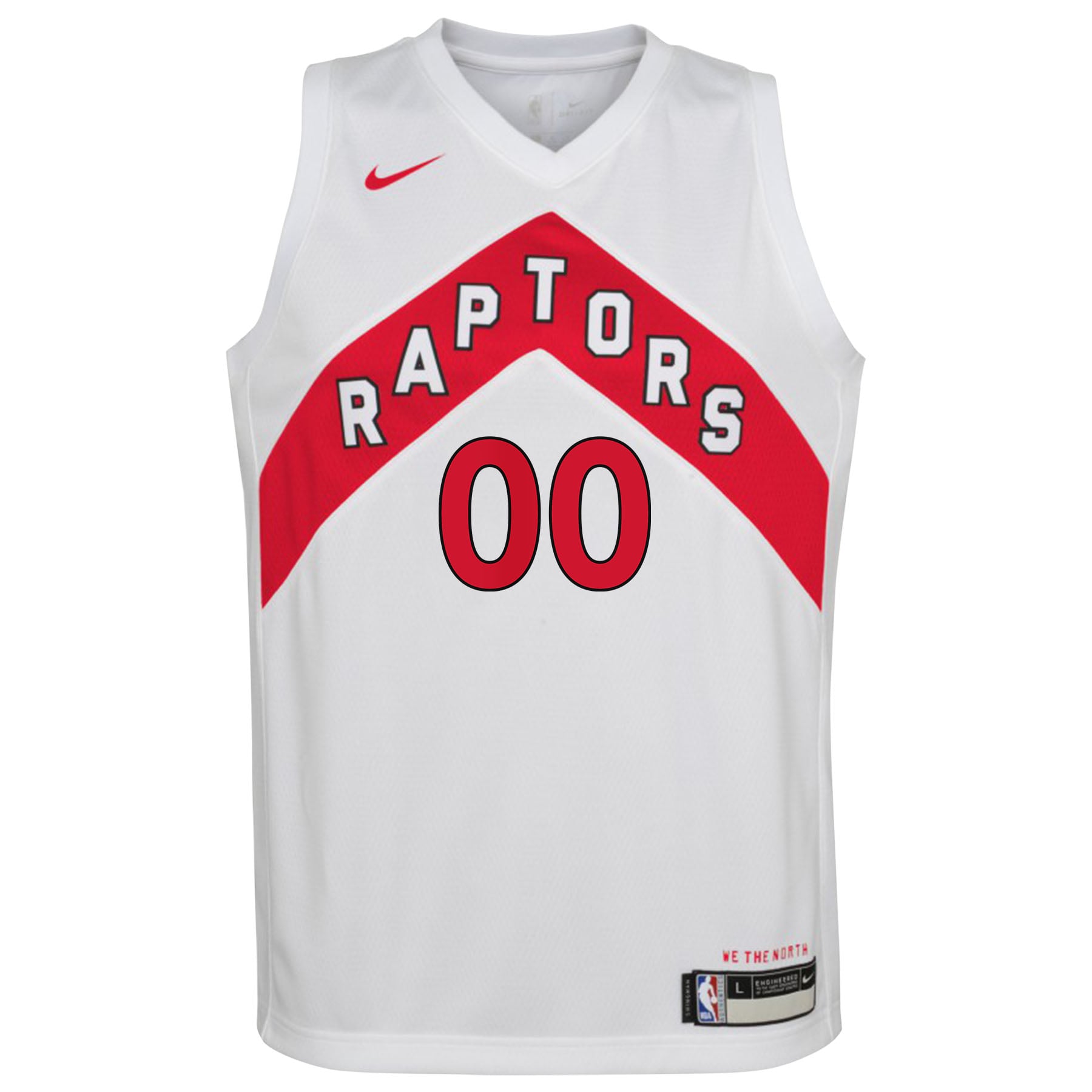 Maillot personnalisé Nike Swingman blanc des Raptors de Toronto pour jeunes - Édition Association