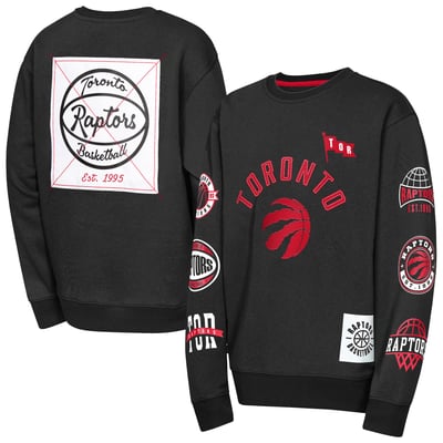 Toronto Raptors Outerstuff Youth Decorated Honor Sweatshirt - Black
