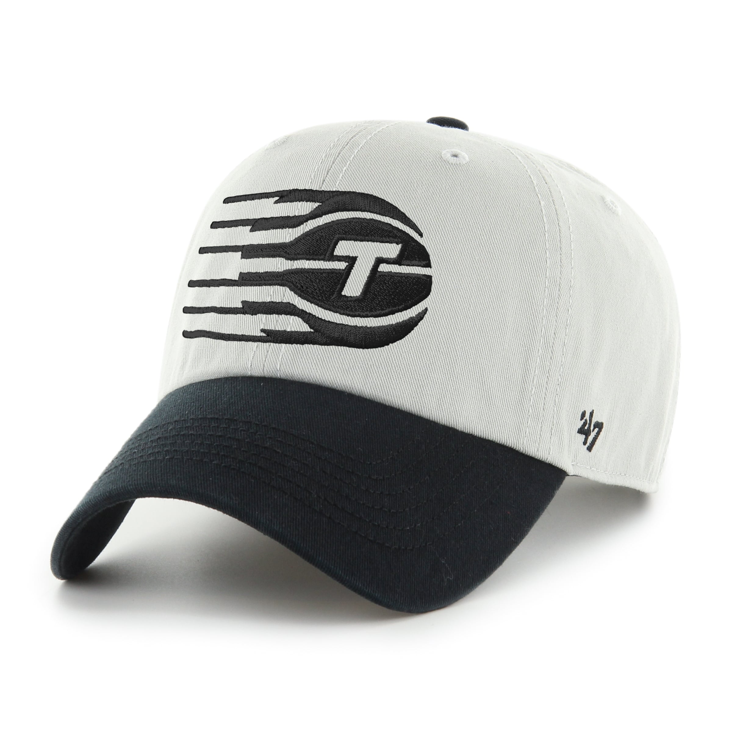 Men's '47 Gray/Black Toronto Tempo Clean Up Adjustable Hat