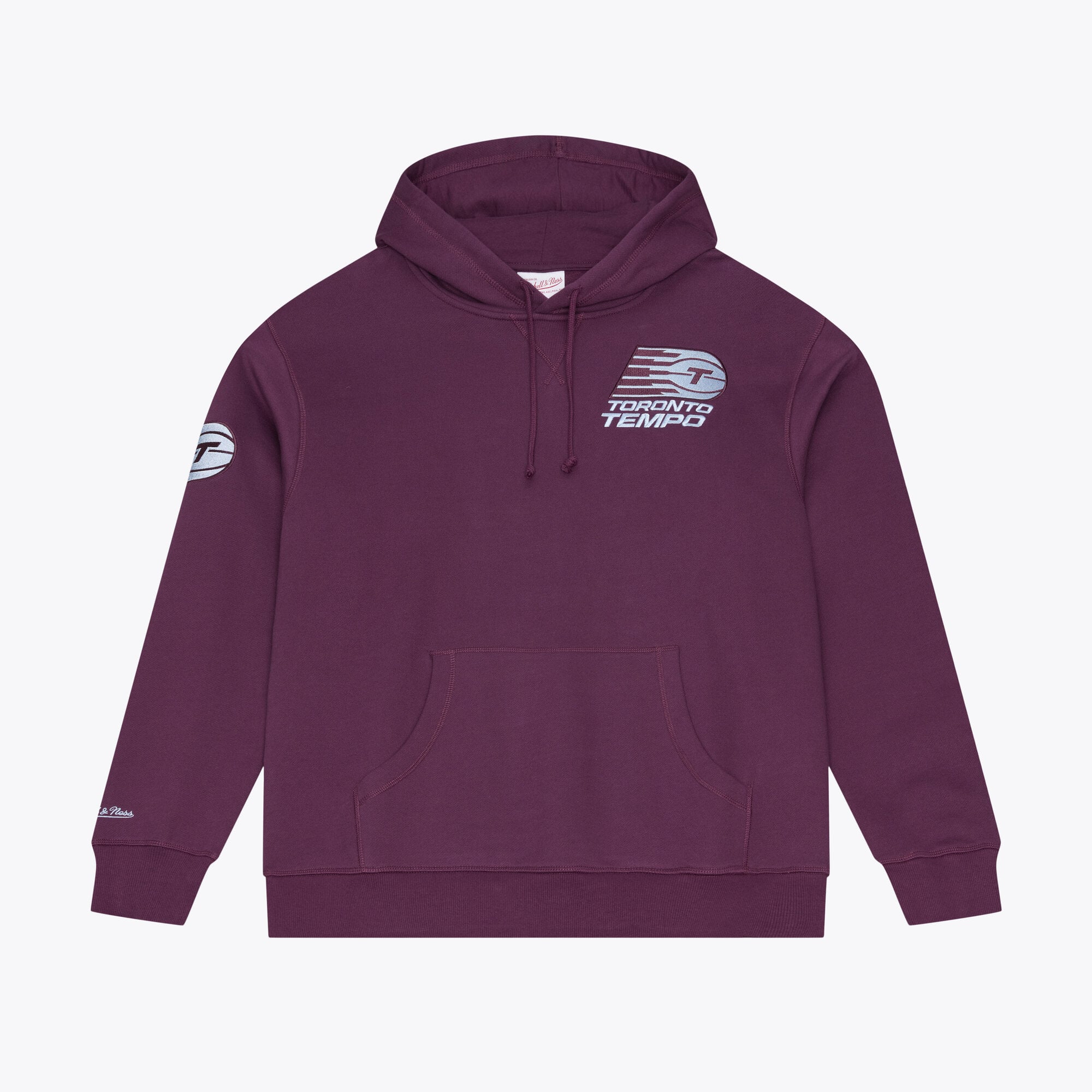 Sweat à capuche en polaire Mitchell & Ness Bordeaux Toronto Tempo pour homme