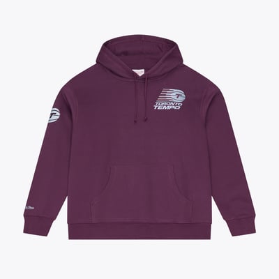  Toronto Tempo Mitchell & Ness Fleece Hoodie - Bordeaux