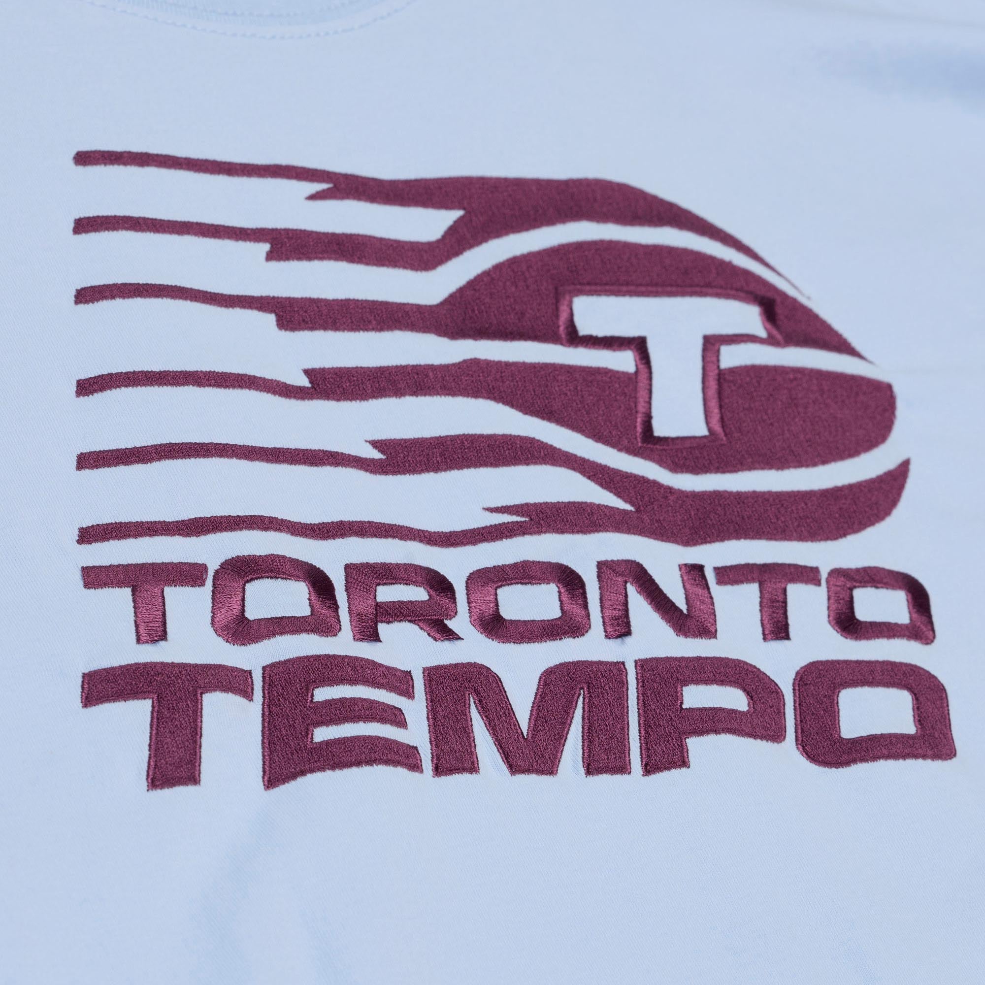 T-shirt Mitchell & Ness Hydrogen Blue Toronto Tempo Boxy pour homme