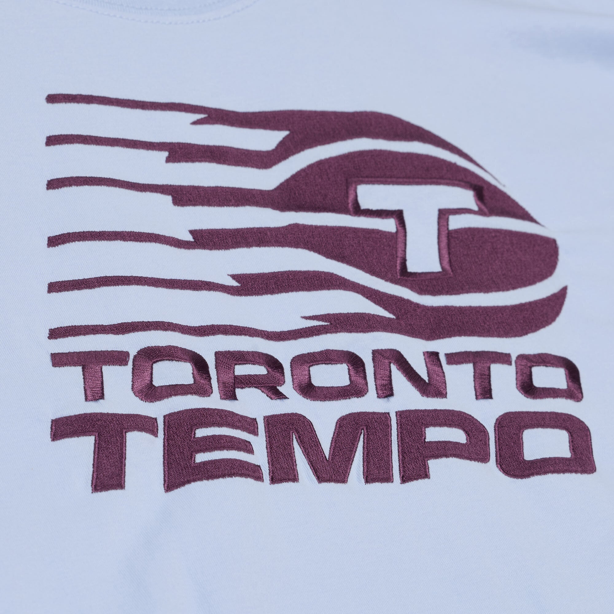 Men's Mitchell & Ness Powder Blue Toronto Tempo Logo Boxy T-Shirt