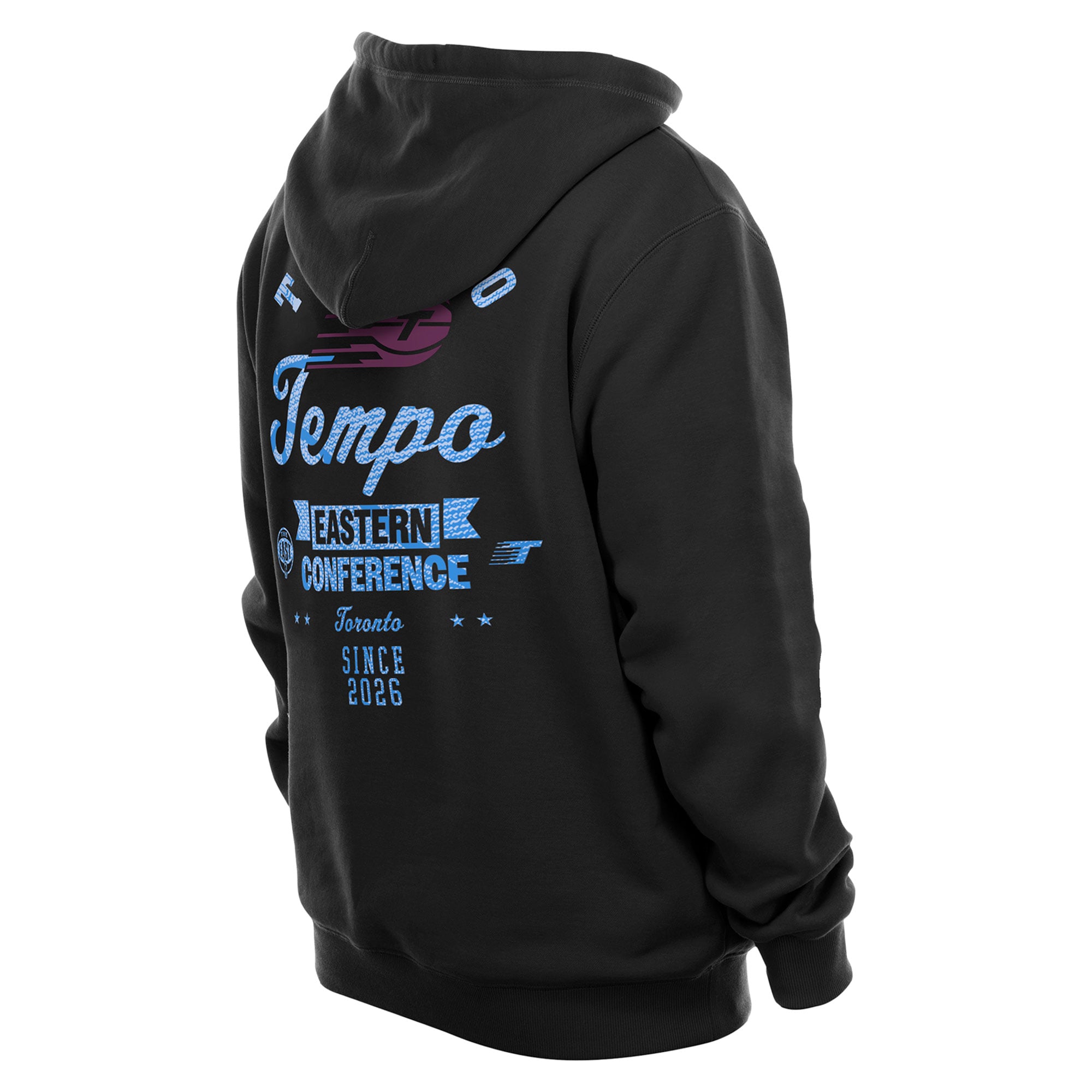 Sweat à capuche New Era noir Toronto Tempo pour homme